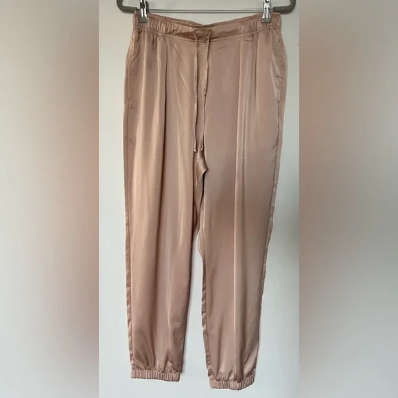 Satin Drape Jogger Uniqlo Black Jogger Pants Uniqlo Pants